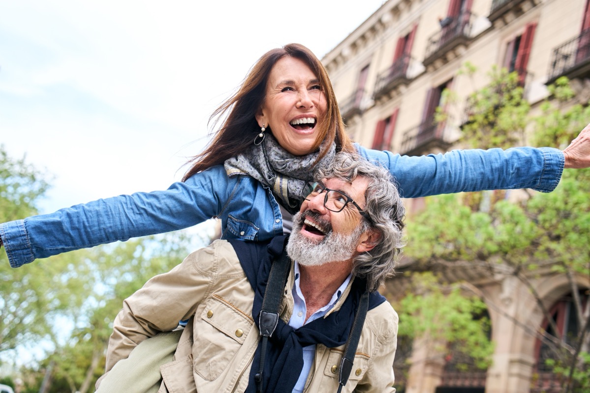 a happy retired couple in other countries